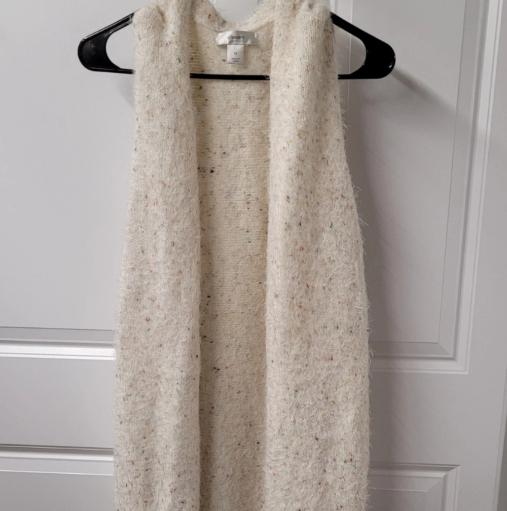 CJ Banks  Sweater Vest Women's Size: 1X CUTEST So Soft